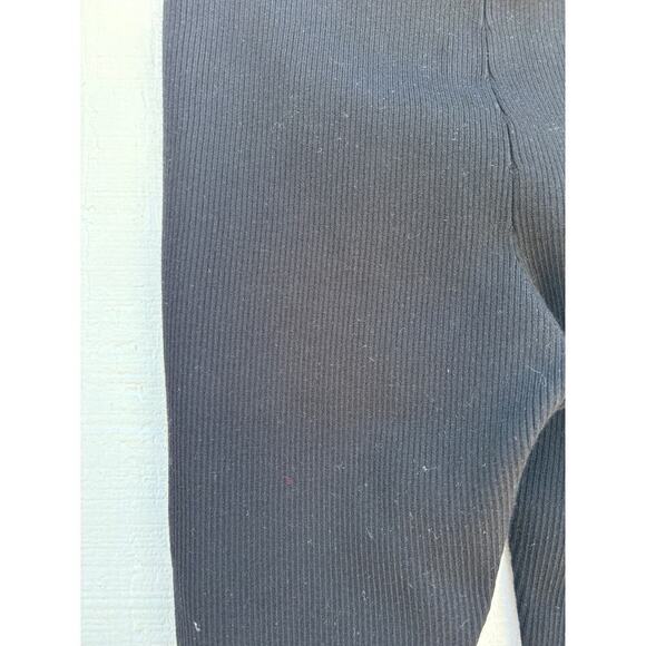 ELIZABETH AND JAMES Thick  Ribbed Black Leggings, Size S‎ - Picture 5 of 5